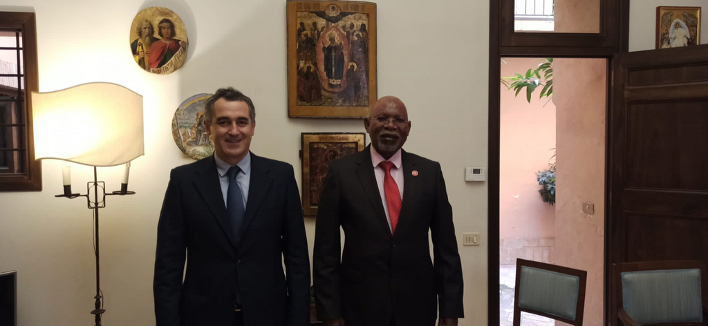 Sant'Egidio: Begegnungsort für den Dialog in Afrika. Minister verschiedener Länder zu Besuch in Sant'Egidio